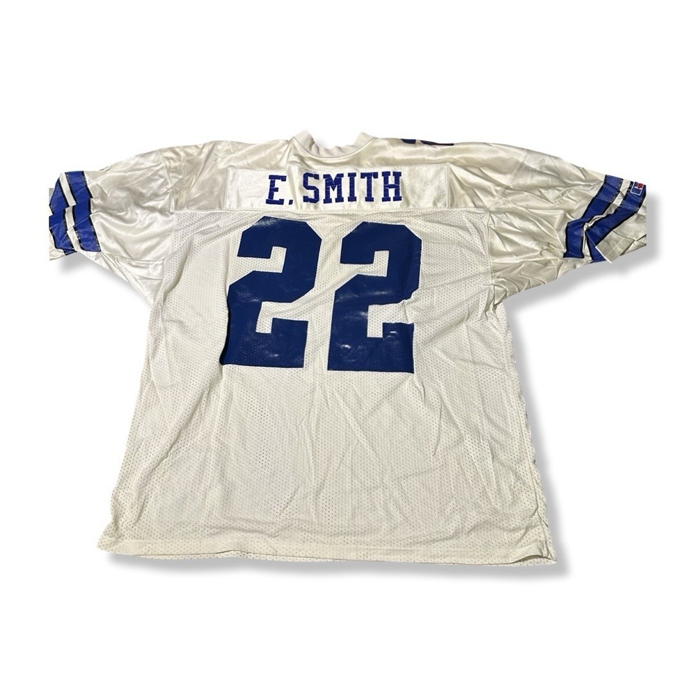Vintage Russell Athletic NFL Mens Size 52 Dallas Cowboys Emmitt Smith Jersey USA